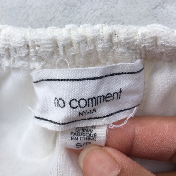 White Off the Shoulder Summer Dress - Picture 2 of 3